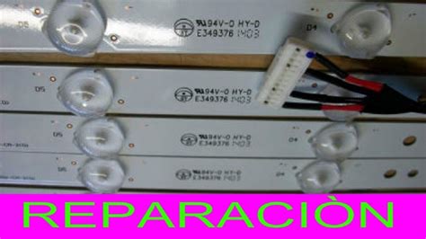 Reparaci N De Backlight Led Tv Tiras Regletas Tv Led De Todas Las