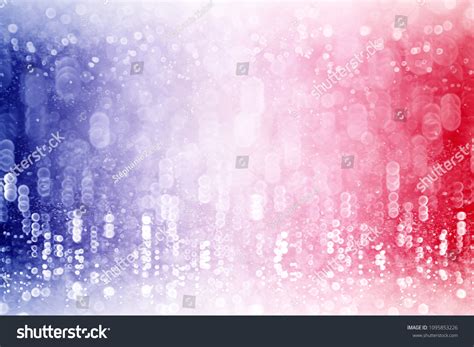 Abstract Patriotic Red White Blue Glitter Stock Photo 1095853226