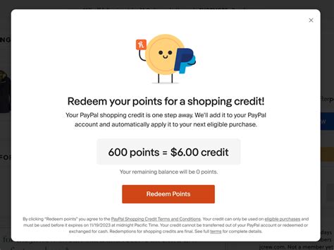 Redeeming PayPal Rewards to PayPal - Honey