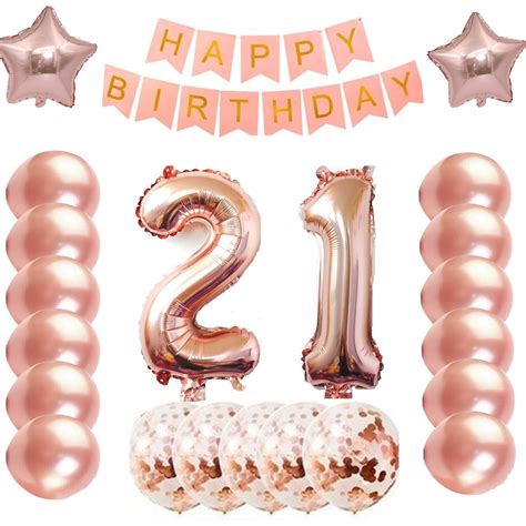 Buy Sweet 21st Birthday Decorations Party Supplies 21st Birthday