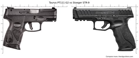 Taurus PT111 G2 Vs Stoeger STR 9 Size Comparison Handgun Hero