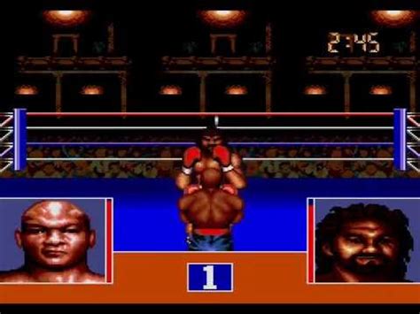 George Foreman S Ko Boxing Sega Genesis Fight Youtube