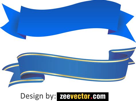 Blue Ribbon Vector free - Vector Design - Cdr, Ai, EPS, PNG, SVG