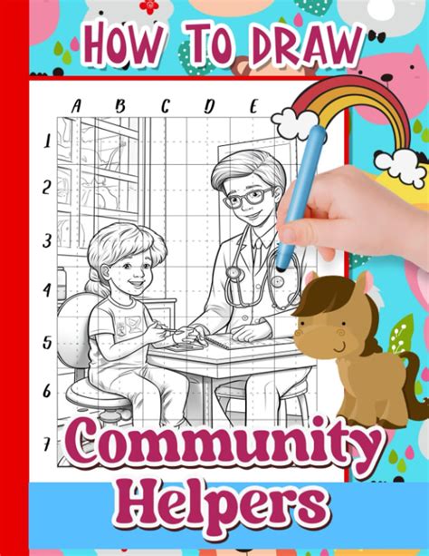 How To Draw Community Helpers Step By Step Drawing Guide For Kids