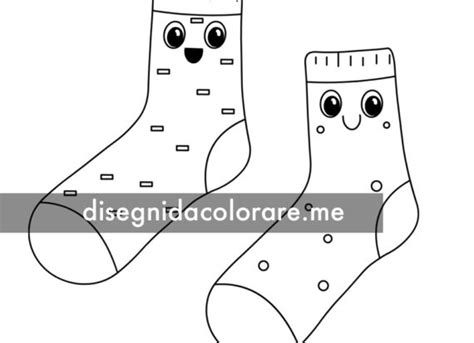 Calzini Spaiati Disegni Da Colorare