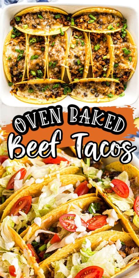 Oven Baked Beef Tacos Easy No Fuss Recipe Artofit