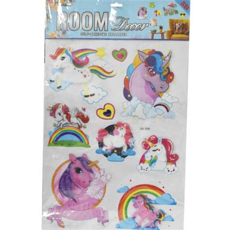 Unicorn Wall Decals (1) – D'Best Toys