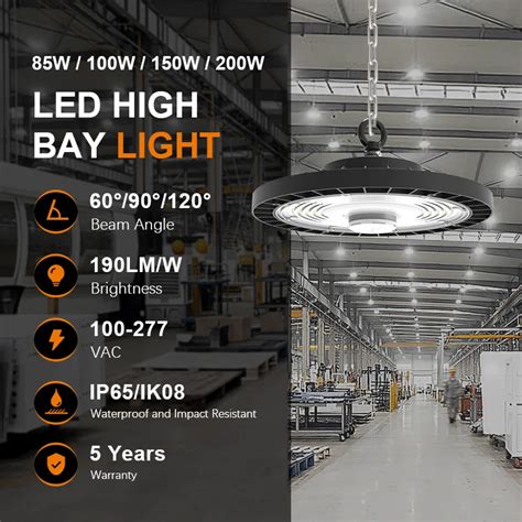 Warehouse Commercial And Industrial Dip Highbay Lamp 100w 200w Factory