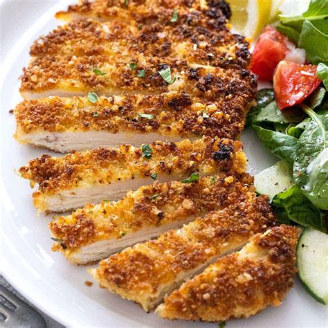 Chicken Milanese With Lemon Butter Sauce