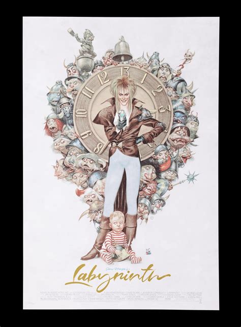 Lot 129 Labyrinth 1986 Hand Numbered Limited Edition Mondo Print