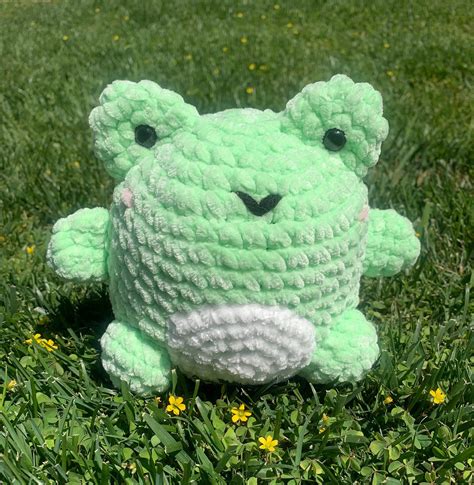 Crochet Frog Etsy