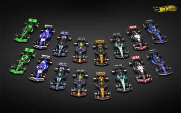 Asociación y productos Hot Wheels x Fórmula 1 Mattel