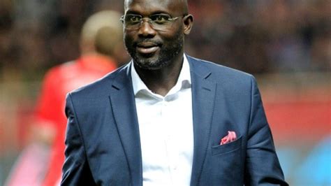 sp Fußball Afrika Liberia Weah Präsident Wahl Meldung Ex Weltfußballer