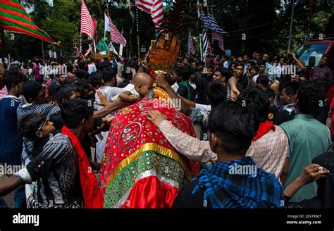 Bangladesh Th Aug Bangladeshi Shia Muslims March And Carry