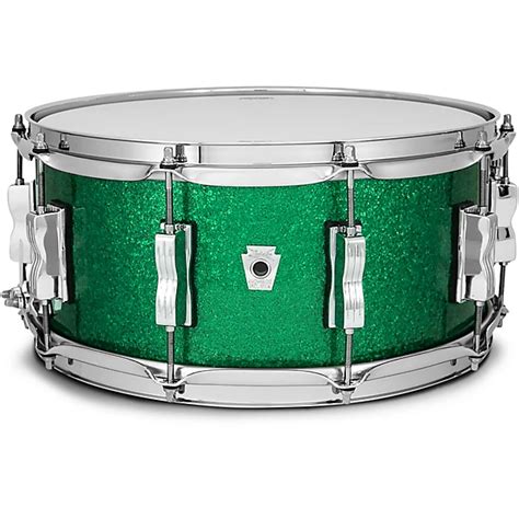 Ludwig Classic Oak Snare Drum 14 X 65 In Green Sparkle Guitar Center