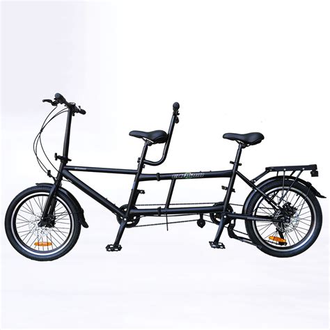 Folding Tandem Bike By Ecosmo Free Next Day Uk Delivery Panlova