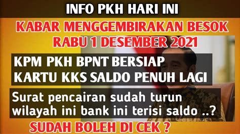 INFO PKH HARI INI KABAR MENGGEMBIRAKAN BAGI KPM PKH BPNT BESOK BULAN