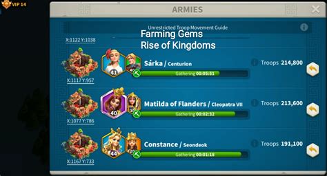 Tips Farming Gems Dengan Cepat Di Rise Of Kingdoms Kibezaka