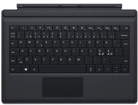 Microsoft Surface 3 Type Cover Svart