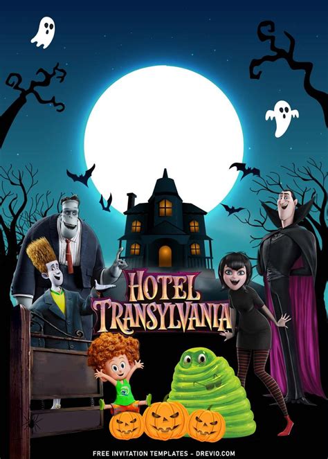 11+ Hotel Transylvania Birthday Invitation Templates | Hotel ...