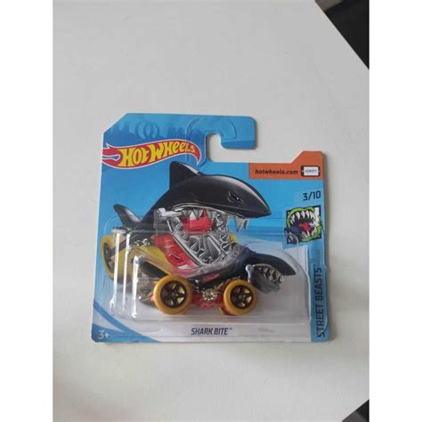 Hot Wheels Shark Bite 3 10 Shopee Brasil