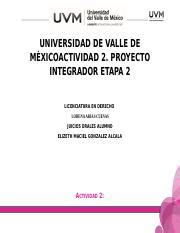 U2 Proyecto Integrador E2 JO 1 Docx UNIVERSIDAD DE VALLE DE