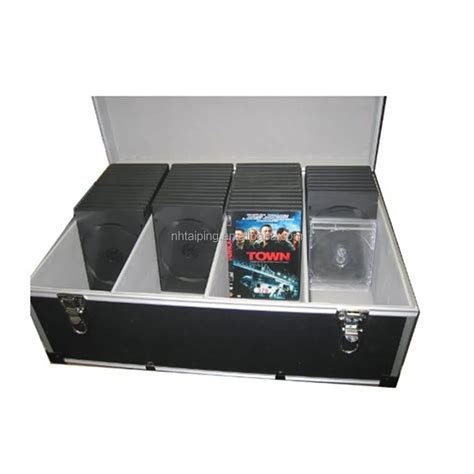 Cd Dvd Blu-ray Or Game Media Discs Aluminum Storage Carrying Case - Buy ...