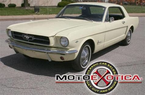 Ford Mustang Soft Yellow Motoexotica Classic Cars