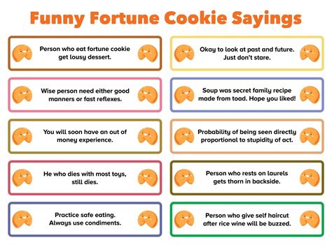 Funny Sayings Free Pdf Printables Printablee Fortune Cookie