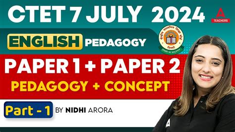 Ctet English Pedagogy English Pedagogy For Ctet Paper By