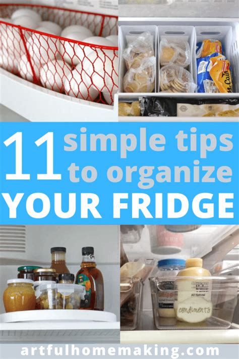 11 Clever Refrigerator Organization Ideas - Artful Homemaking