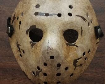 Part Jason Voorhees Hockey Mask Friday The Th Etsy