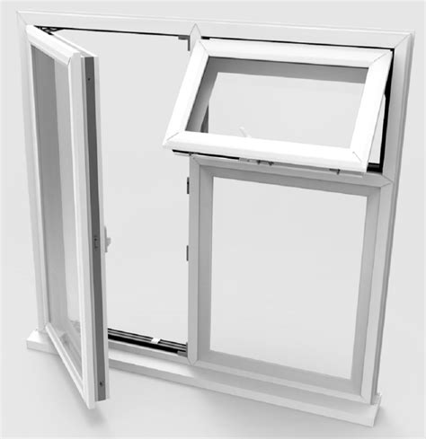 Powder Coated White Aluminium Hinged Window At Best Price In Ludhiana