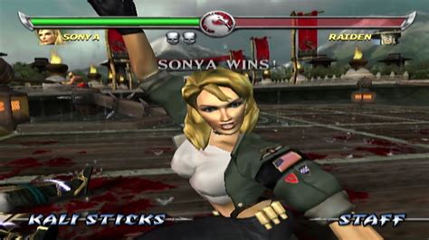 Mortal Kombat Deadly Alliance Sonya Arcade Playthrough Youtube