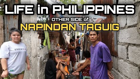 UNSEEN REAL LIFE In TAGUIG NICE WALK At NARROW ALLEY In NAPINDAN