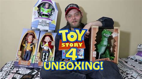 Toy Story 4 Unboxing Talking Woody The Gang Toys Part 1 YouTube