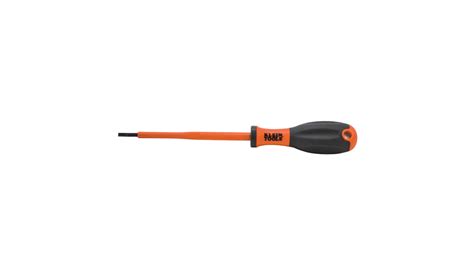 32229ins Klein Tools Slotted Insulated Screwdriver 3 Mm Tip 100 Mm