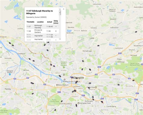 Live map of every train on the UK national rail network! – Gordon ...