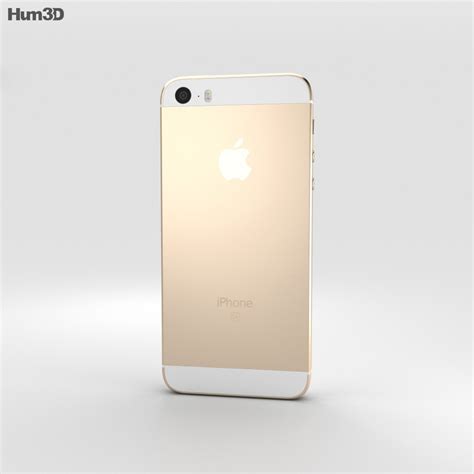 Apple iPhone SE Gold 3D model - Download Phones on 3DModels.org