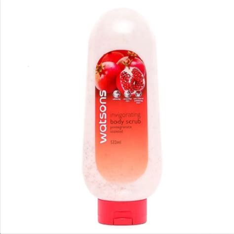 Watsons Invigorating Body Scrub Pomegranate Scented Review 2020