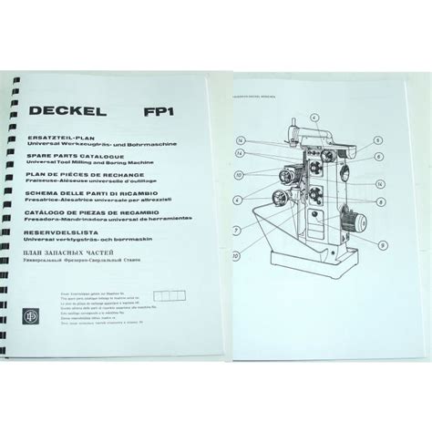 Ersatzteilplan Deckel Fräsmaschine Fp1 Ab Bj1967 77