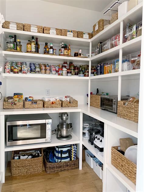 Organized Walk In Pantry