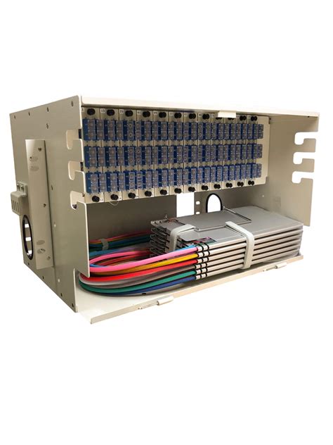 6U Splice And Termination Fiber Optic Interconnect Rack Mount Enclosure