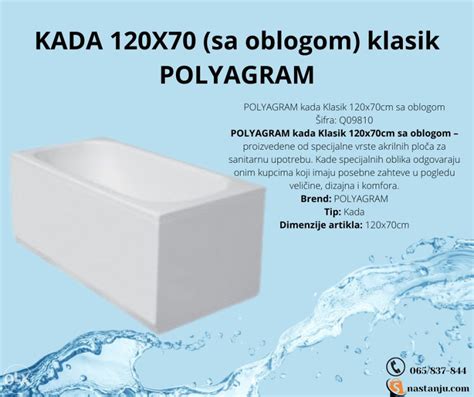 KADA 120X70 Sa Oblogom Klasik POLYAGRAM Kade OLX Ba