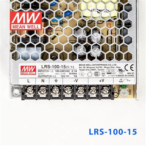 Lrs Mean Well Smps V A W Metal Power Supply Buy Online