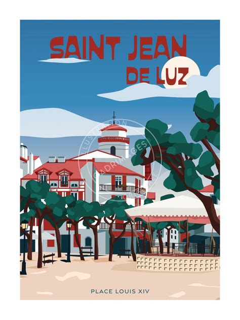 Affiche Et Poster Saint Jean De Luz Par Cadrimages