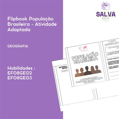 Atividade Adaptada Sobre População Brasileira