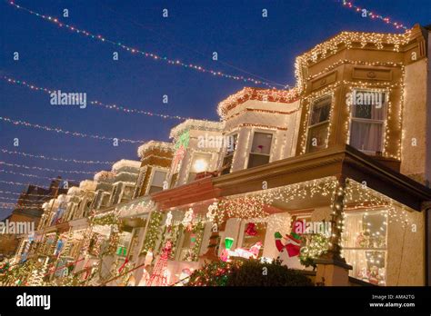 Neighborhood Christmas Decorations 34th Street Hampden Baltimore