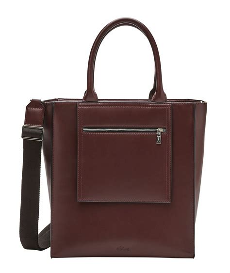 S Oliver Shopper Shopper Tasche Dark Red Rot Ebay