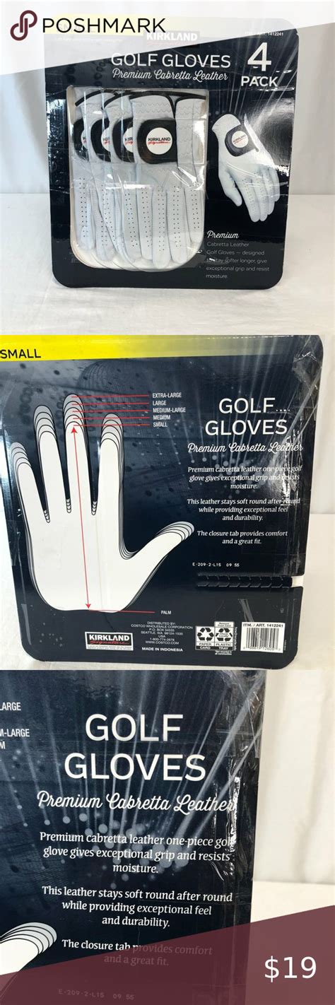 As Is Kirkland Signature Golf Glove 4 Pack Golf Gloves Kirklands